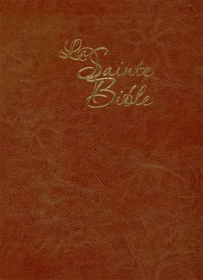 Bible segond 1910, gros caractères - Similicuir marron