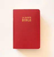 Bible Darby édition de Rolle, format moyen, textile bordeaux, semi-rigide, tranche dorée