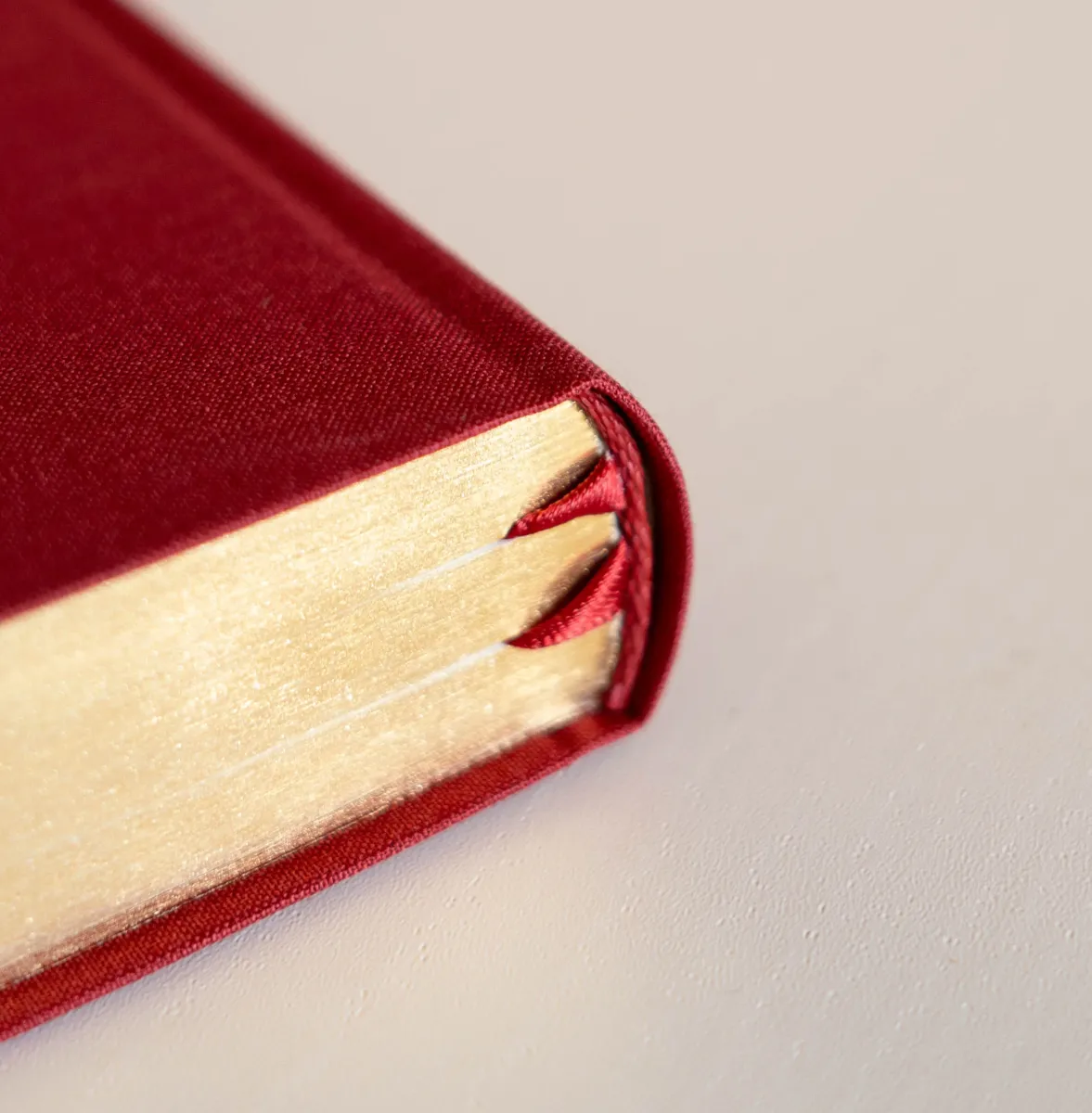 Bible Darby édition de Rolle, format moyen, textile bordeaux, semi-rigide, tranche dorée