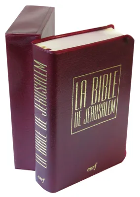 Bible de Jérusalem - miniature vinyl bordeaux
