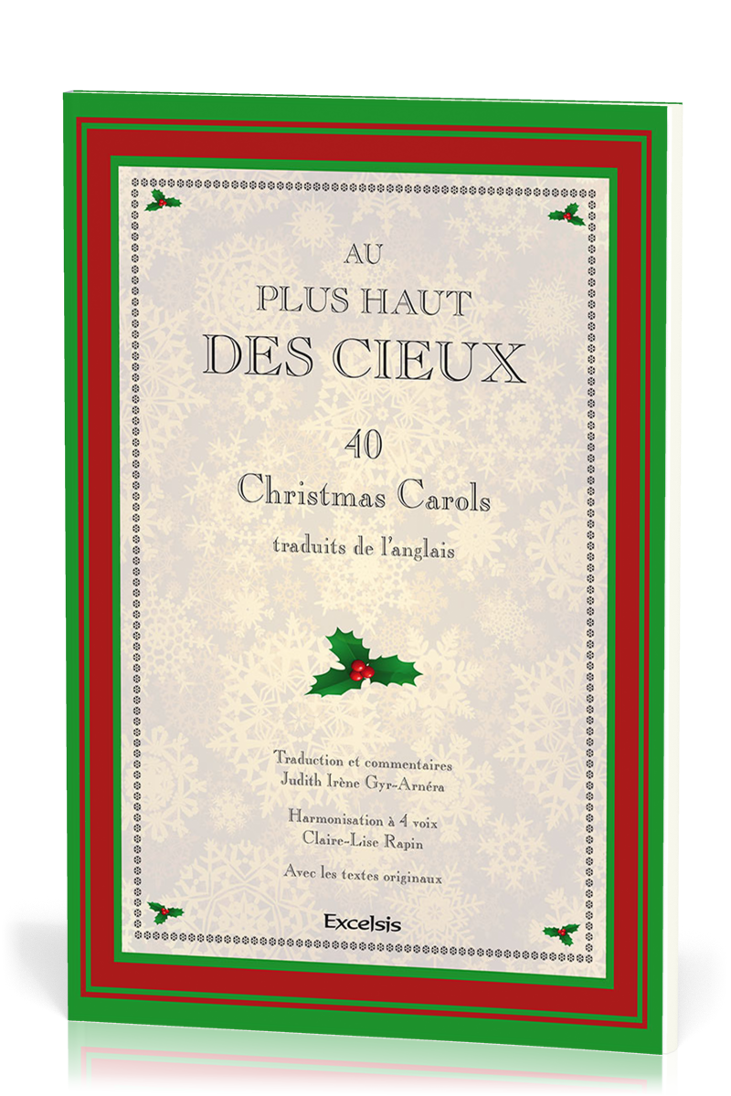 AU PLUS HAUT DES CIEUX - PARTITIONS DE 40 CHRISTMAS CAROLS