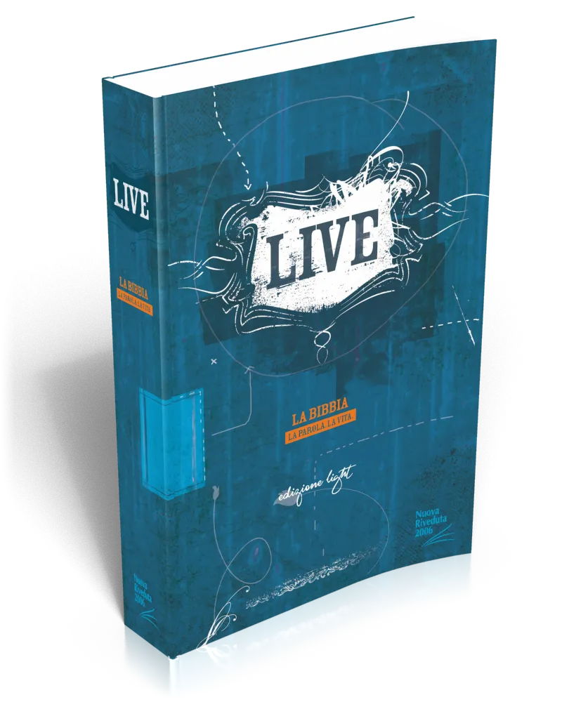 Italien - Bible - Live - Nuova Riveduta 2006 - brochée bleu