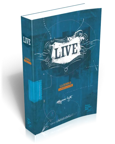 Italien - Bible - Live - Nuova Riveduta 2006 - brochée bleu