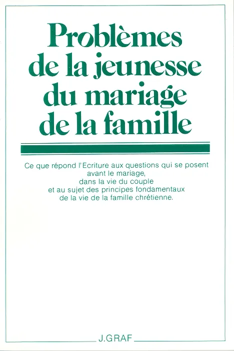 PROBLEMES DE LA JEUNESSE...