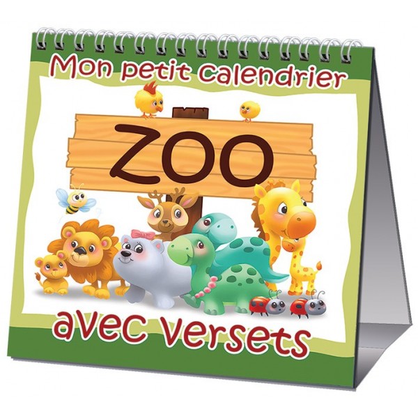 Calendrier Mon petit calendrier avec versets (Zoo)