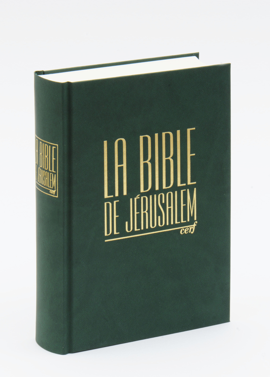Bible de Jérusalem compacte, reliée verte