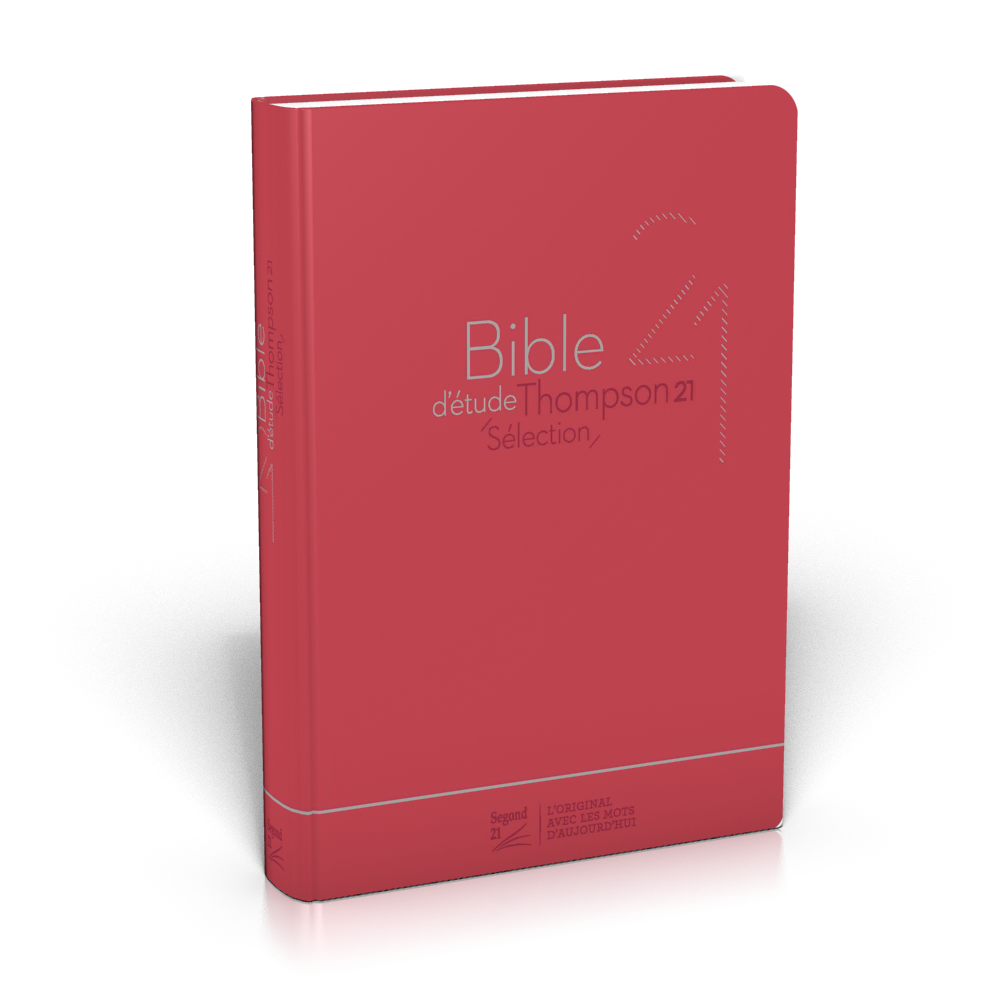 BIBLE D'ETUDE THOMPSON 21 SELECTION - COUVERTURE SOUPLE ROUGE
