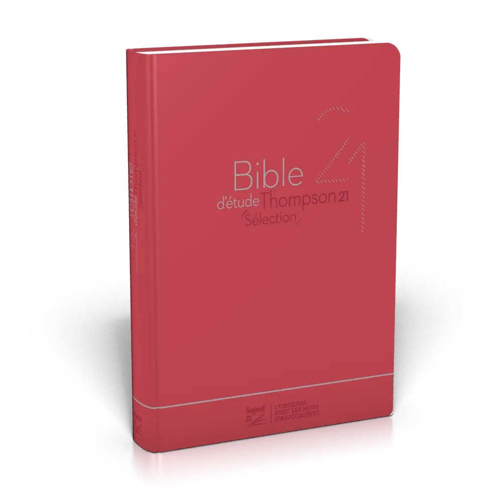 BIBLE D'ETUDE THOMPSON 21 SELECTION - COUVERTURE SOUPLE ROUGE