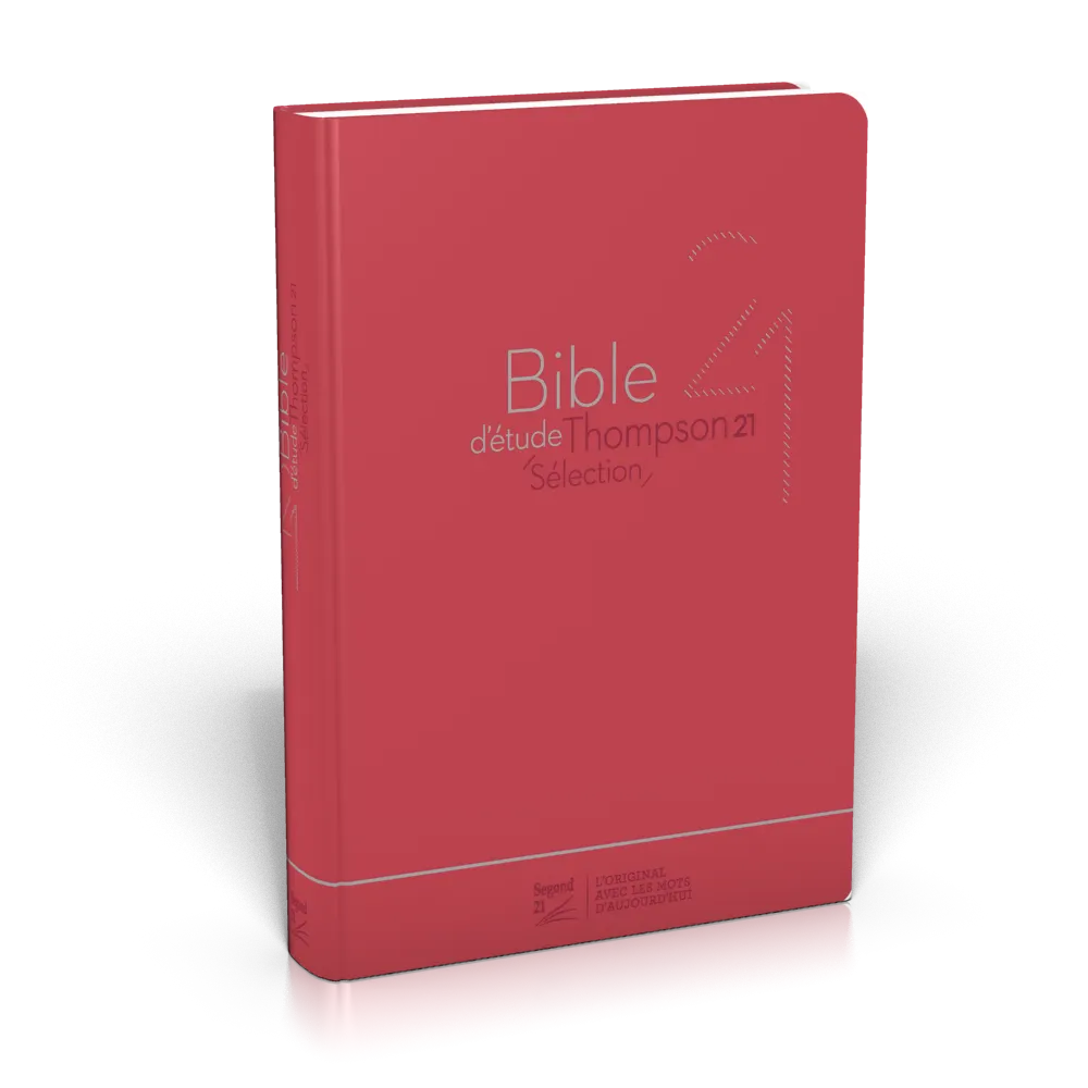 BIBLE D'ETUDE THOMPSON 21 SELECTION - COUVERTURE SOUPLE ROUGE
