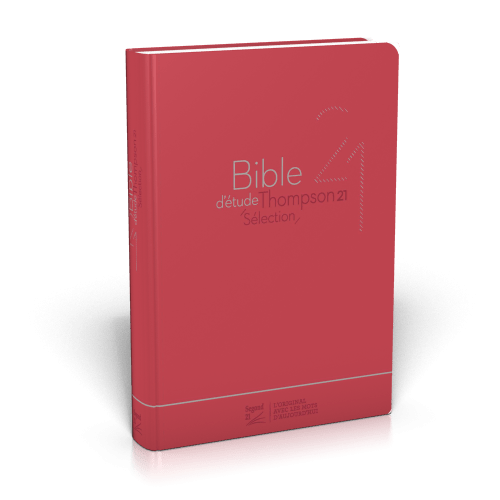 BIBLE D'ETUDE THOMPSON 21 SELECTION - COUVERTURE SOUPLE ROUGE