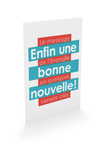 ENFIN UNE BONNE NOUVELLE