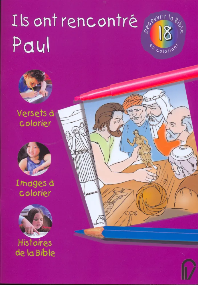 ILS ONT RENCONTRE PAUL - DECOUVRIR LA BIBLE EN COLORIANT 18