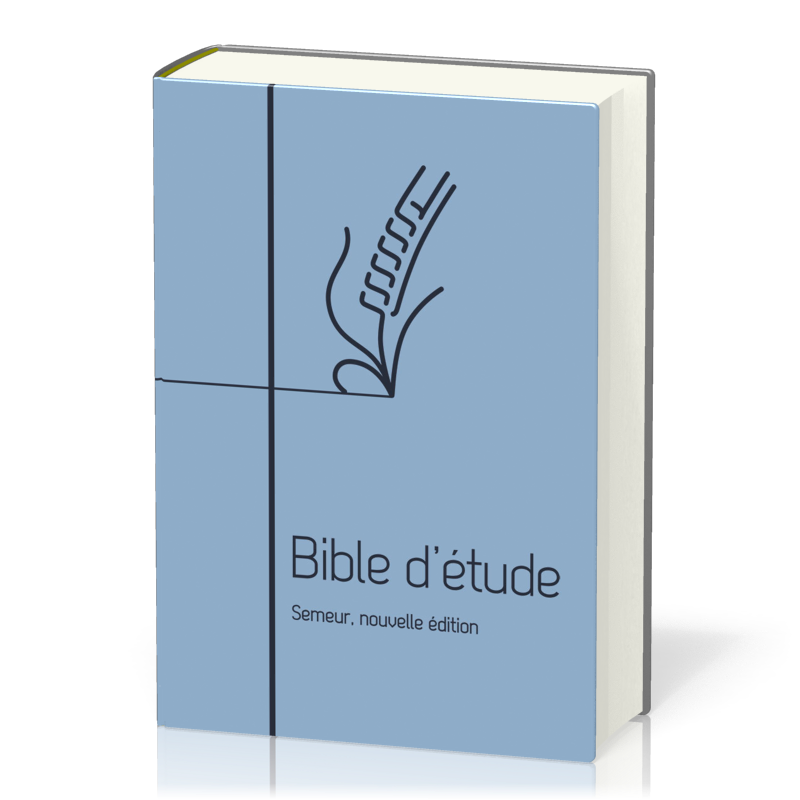 Bible du Semeur - 2015 - Etude - souple bleu