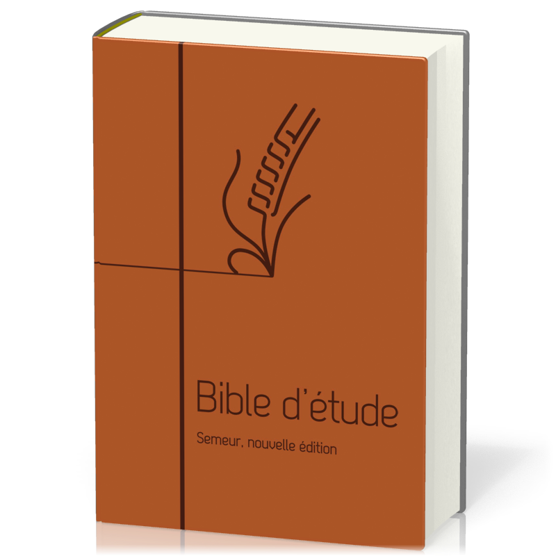 Bible du Semeur 2015 étude souple marron