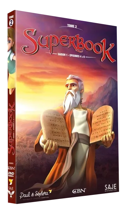 Superbook DVD Tome 2 (Saison 1, épisodes 4 à 6)