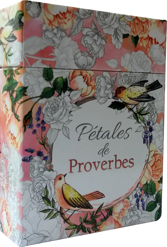 Pétales de Proverbes - 44 cartes à colorier