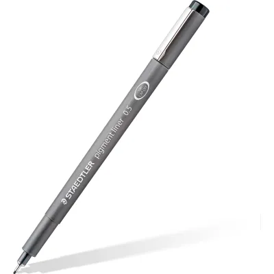 STYLO STAEDTLER PIGMENTLINER noir0.1mm -pour Bible