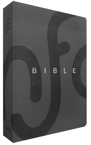 Bible Nouvelle Français courant avec deutérocanoniques - compact souple gris, tranche argentée