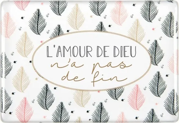 Magnet "L'amour de Dieu n'as pas de fin"