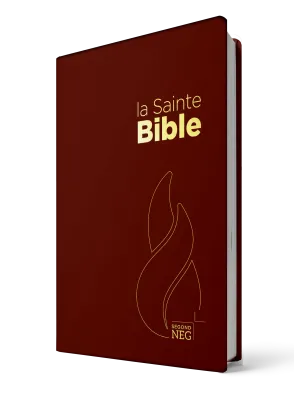 Bible NEG - compact PCV grenat