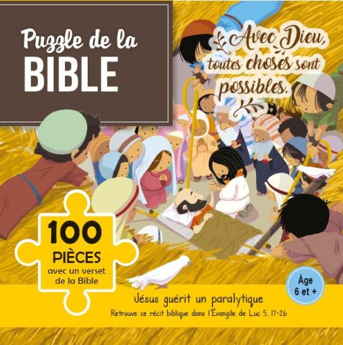 Puzzle -  Jésus guérit un paralytique