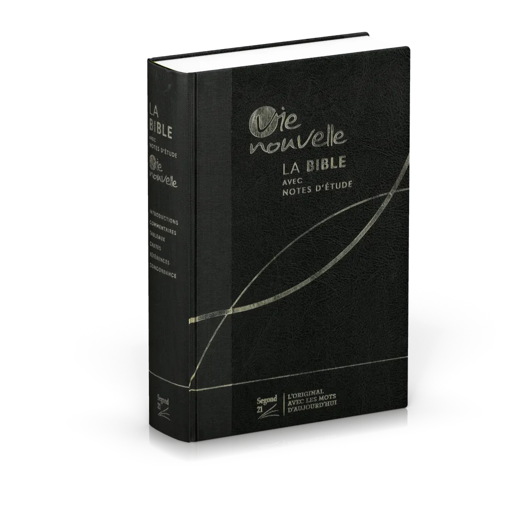 Bible Segond 21 Vie Nouvelle - rigide toilée noire