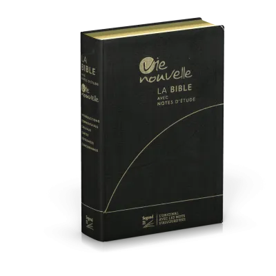 Bible Segond 21 Vie Nouvelle - souple - fibrocuir noir