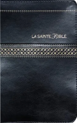 Bible Segond 1910 - compact - simili noir tr. or,onglets,ferm. eclair.