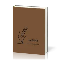 Bible Semeur 2015, couverture textile semi-souple marron, tranche blanche