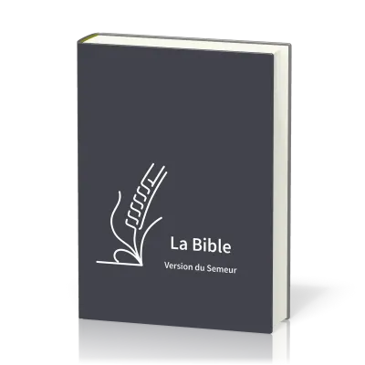 Bible Semeur 2015, couverture textile semi-souple bleue marine