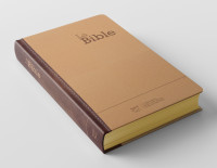 Bible Segond 21 compacte  (Premium style) - Couverture rigide cuir praliné-chocolat - tranches or et