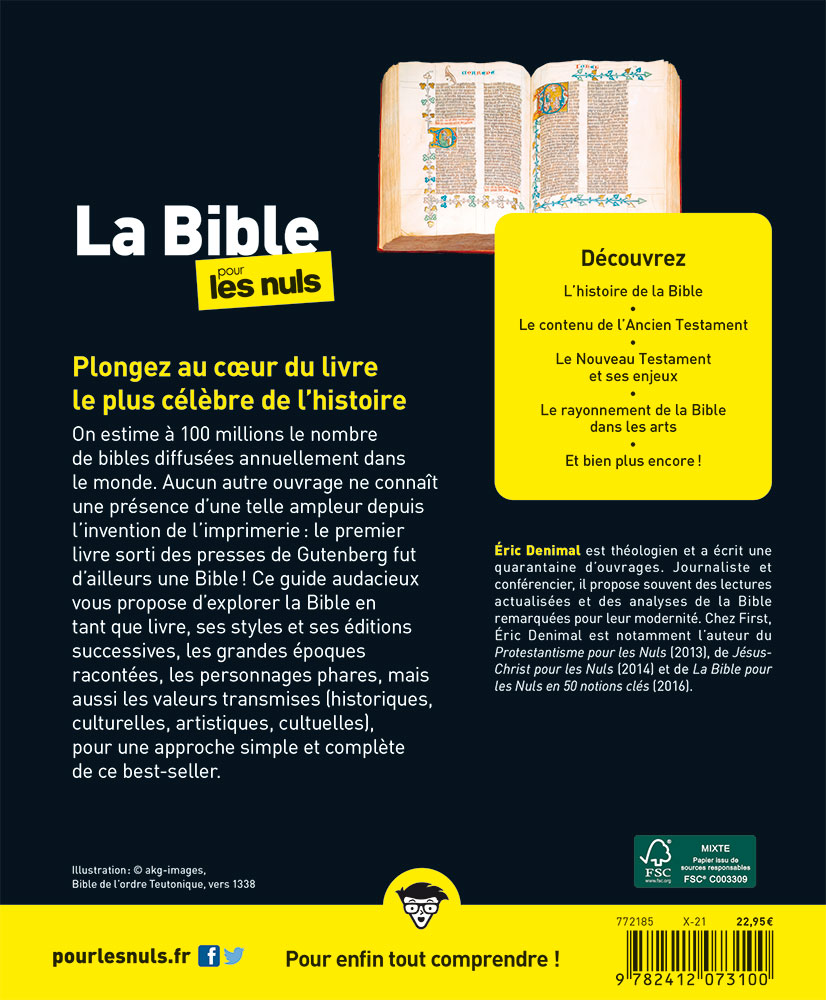 Bible pour les nuls (La) Broché - 2ème Edition