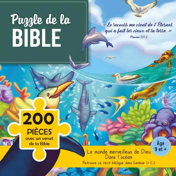 Puzzle - Le Secours me vient de l'Eternel 200 pièces