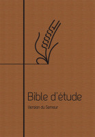 Bible d'étude Semeur 2015 couverture souple brune tranche blanche