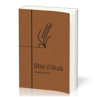 Bible d'étude Semeur 2015 couverture souple brune tranche blanche