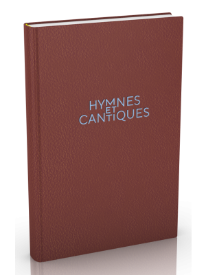 Hymnes et Cantiques - grand modèle bordeau rigide Edition 2022