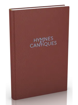 Hymnes et Cantiques - grand modèle bordeau rigide Edition 2022